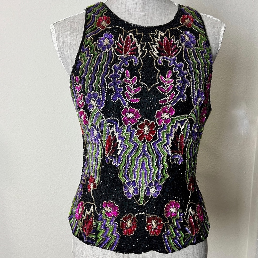 Laurence Kazar sleeveless top